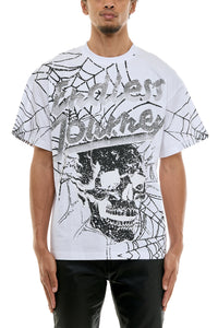 KNT011 White KDNK Graphic Tee