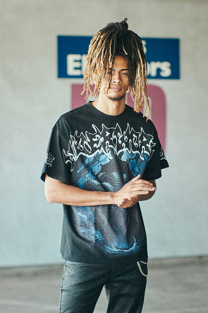 KNT030 Black KDNK Graphic Tee