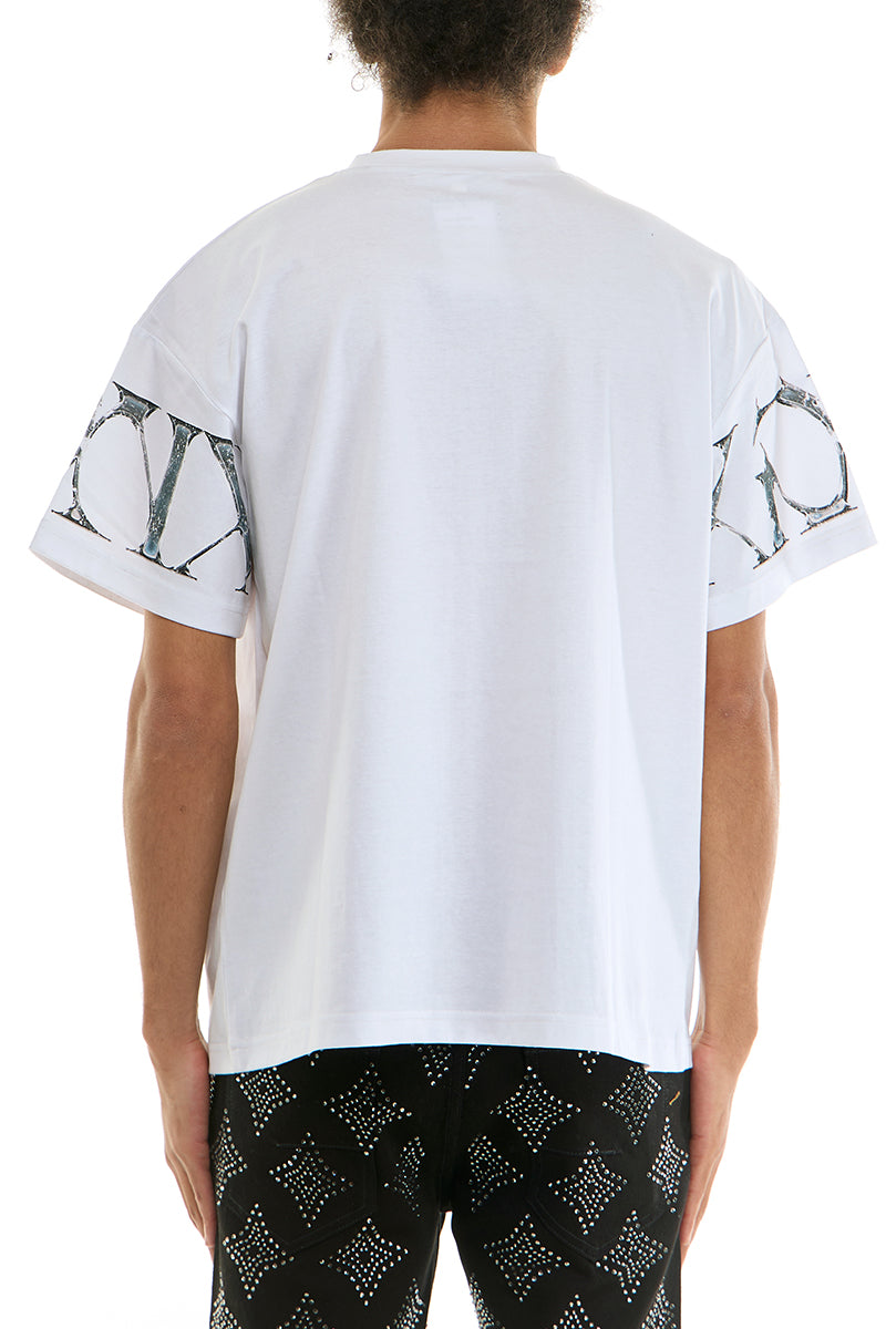 KNT016 White KDNK Graphic Tee