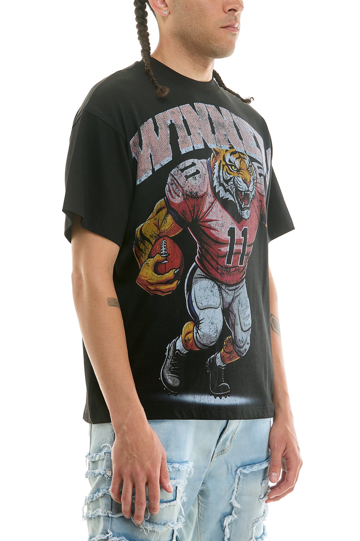KNT115 Black KDNK Graphic Tee
