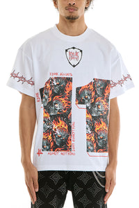 KNT017 White KDNK Graphic Tee