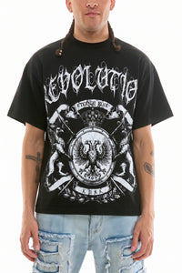 KNT124 Black KDNK Graphic Tee