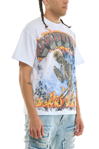 KNT116 White KDNK Graphic Tee