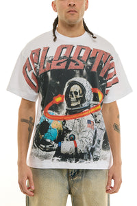 KNT083 White KDNK Graphic Tee