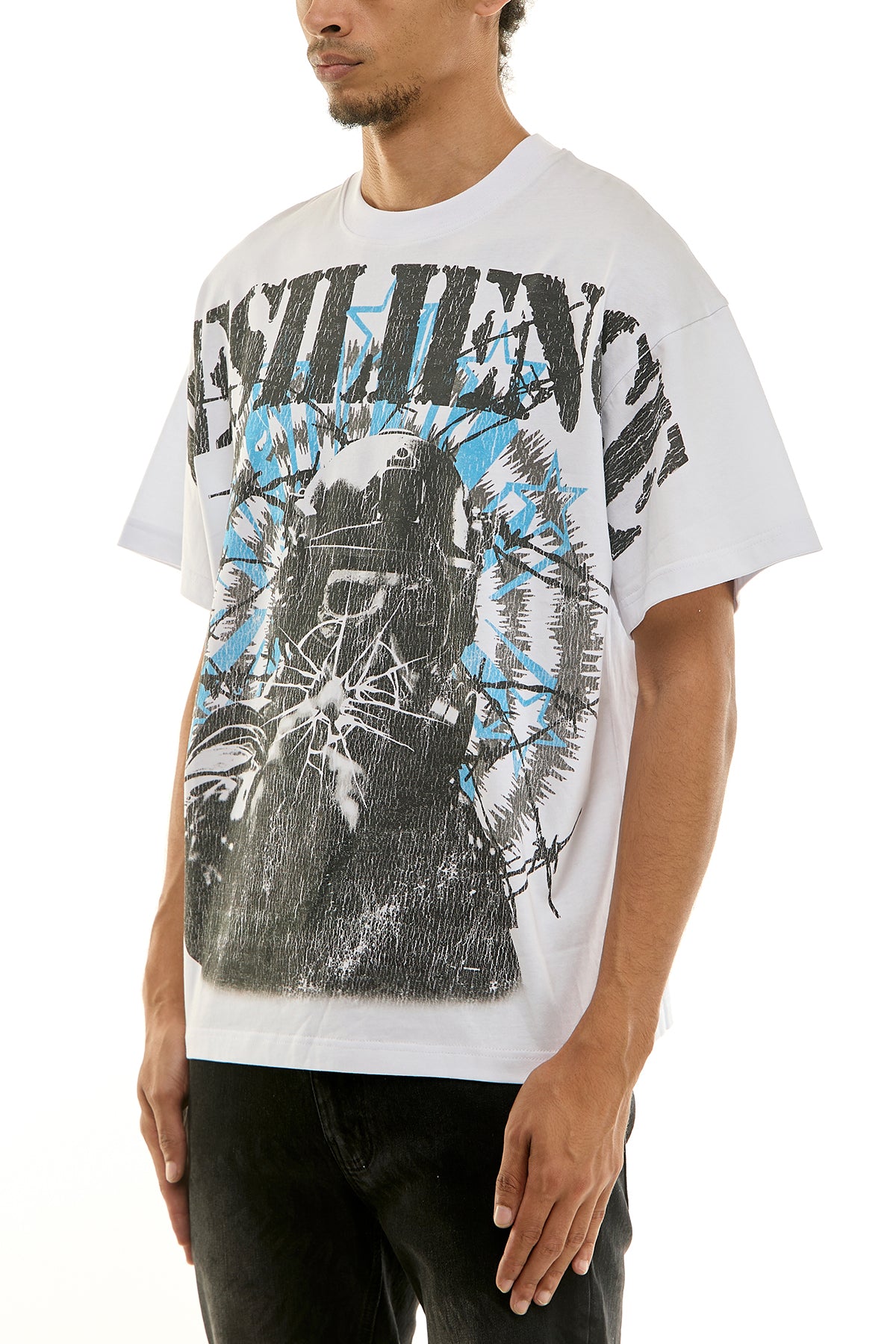 KNT057 White KDNK Graphic Tee