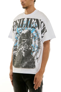 KNT057 White KDNK Graphic Tee