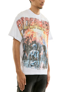 KNT061 White KDNK Graphic Tee