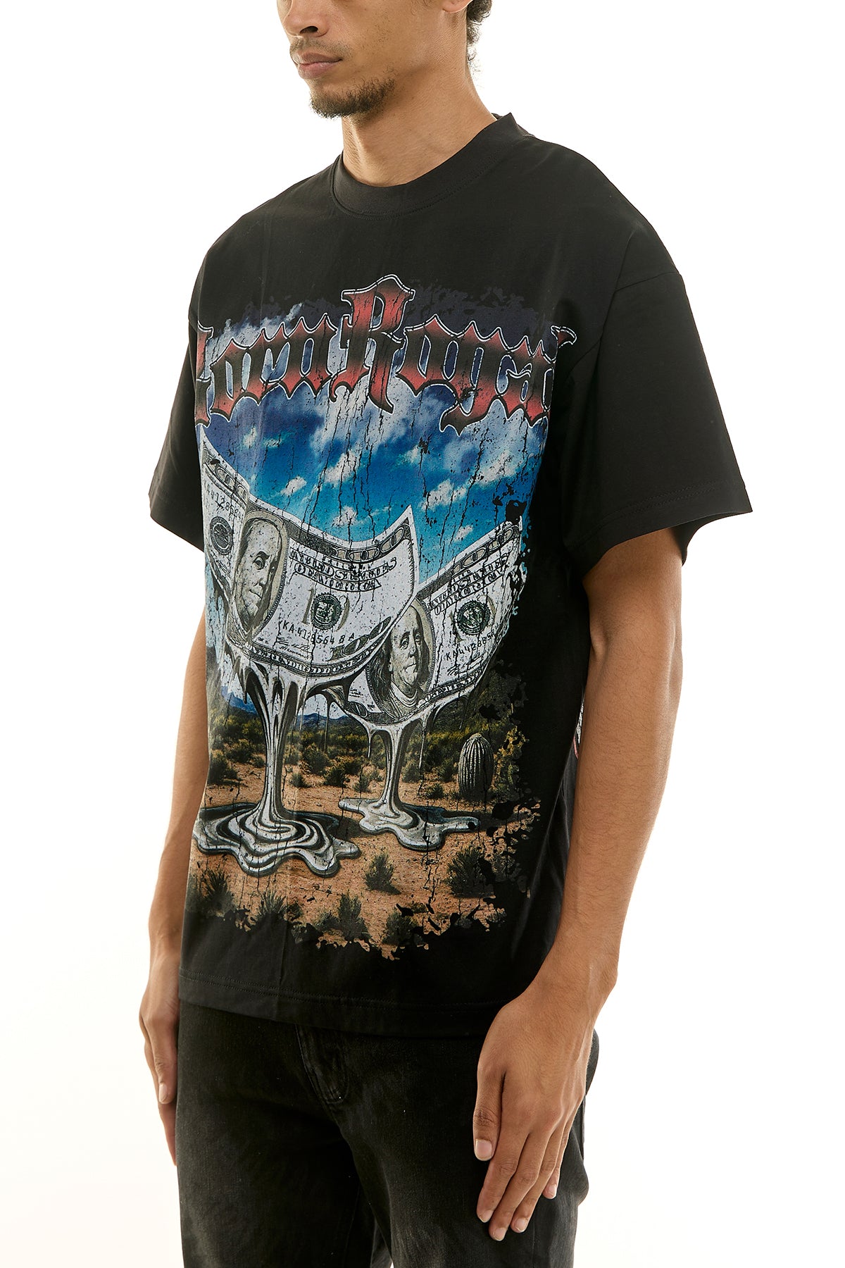 KNT087 Black KDNK Graphic Tee
