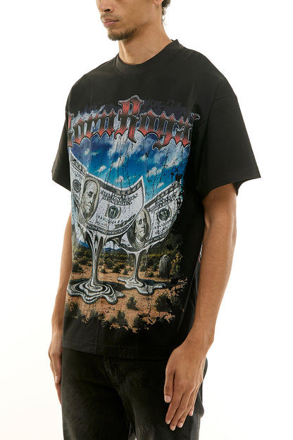 KNT087 Black KDNK Graphic Tee