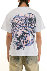 KNT085 White KDNK Graphic Tee