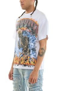 KNT116 White KDNK Graphic Tee