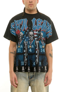 KNT084 Black KDNK Graphic Tee