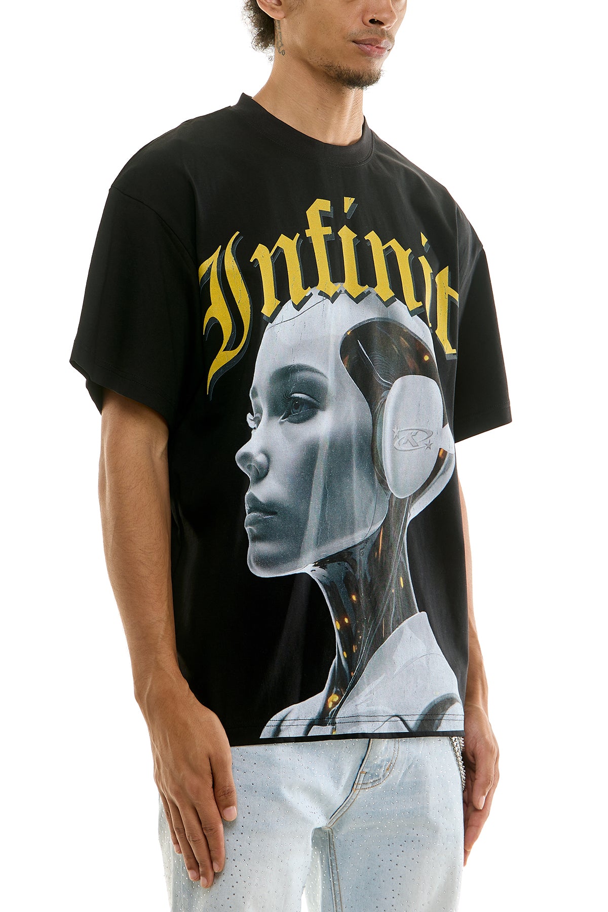 KNT033 Black KDNK Graphic Tee