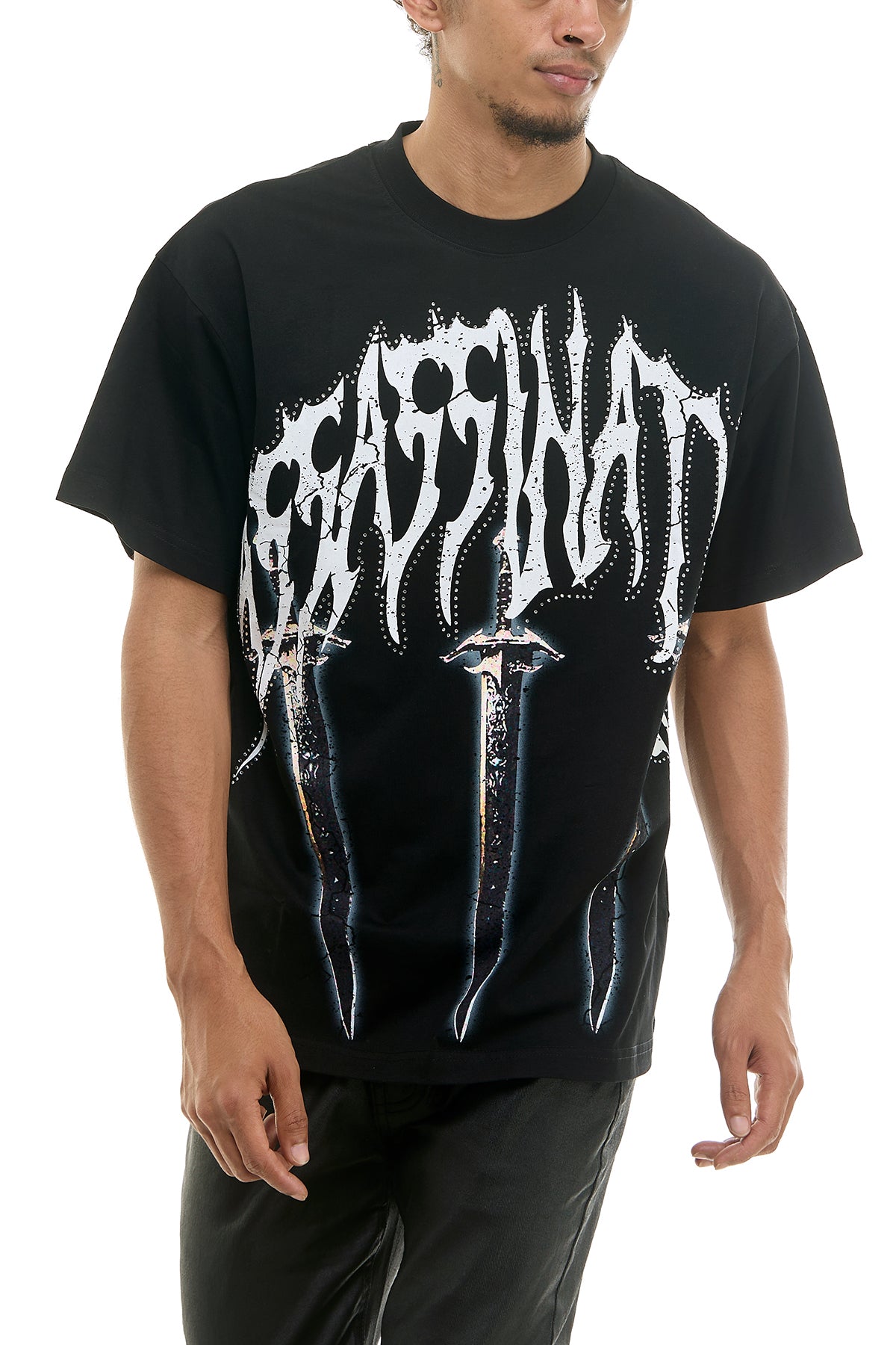 KNT027 Black KDNK Graphic Tee