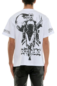KNT015 White KDNK Graphic Tee