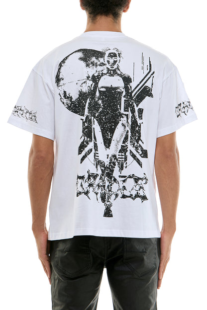 KNT015 White KDNK Graphic Tee