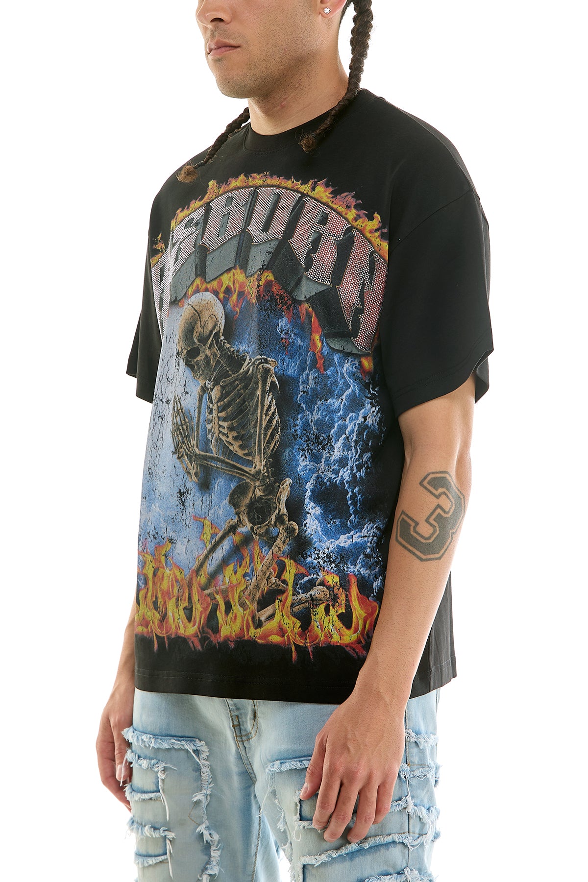 KNT116 Black KDNK Graphic Tee