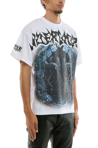 KNT030 White KDNK Graphic Tee