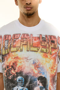 KNT061 White KDNK Graphic Tee