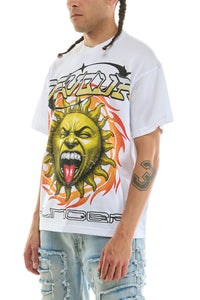 KNT108 White KDNK Graphic Tee