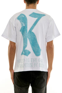 KNT079 White KDNK Graphic Tee