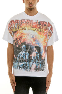 KNT061 White KDNK Graphic Tee