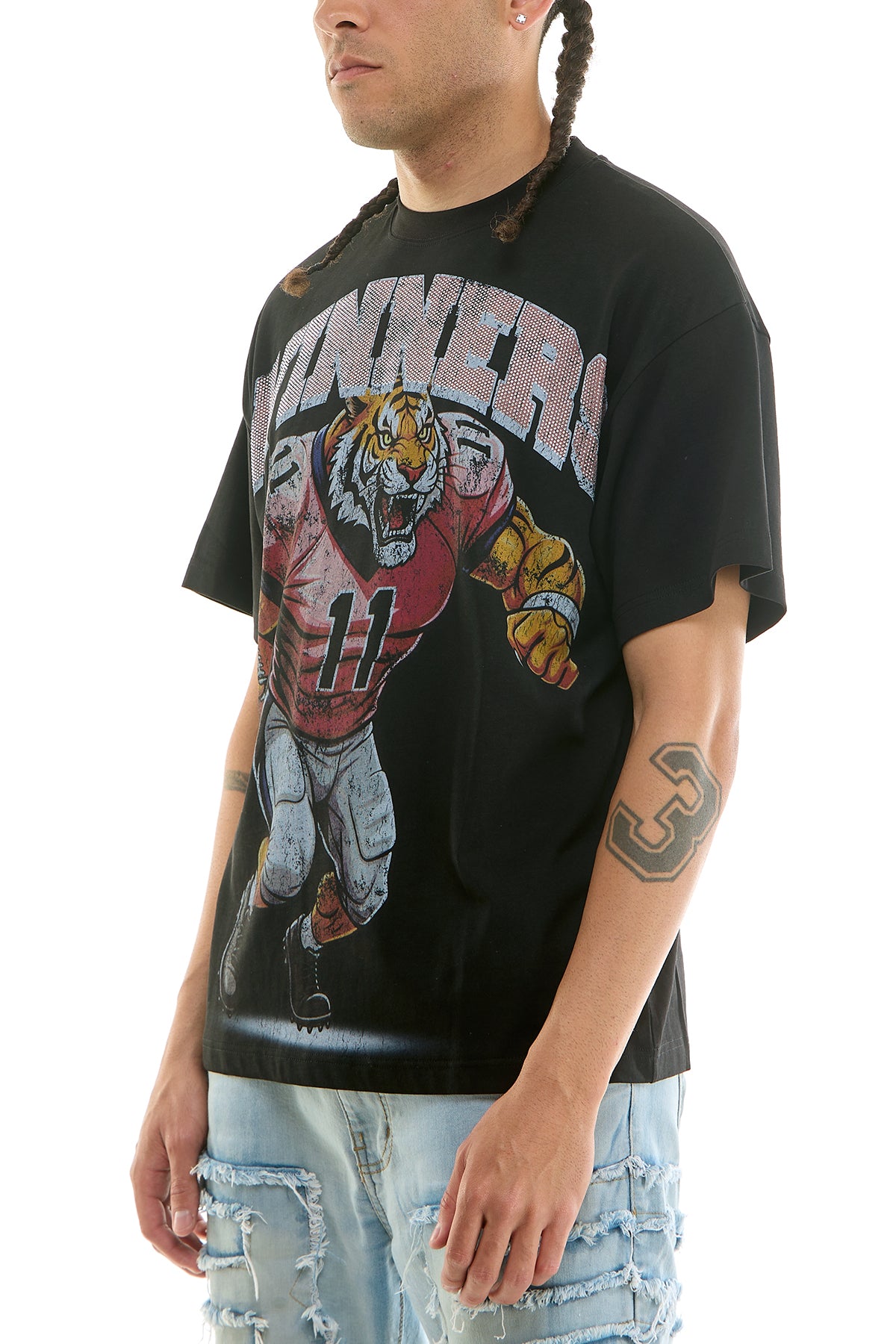 KNT115 Black KDNK Graphic Tee