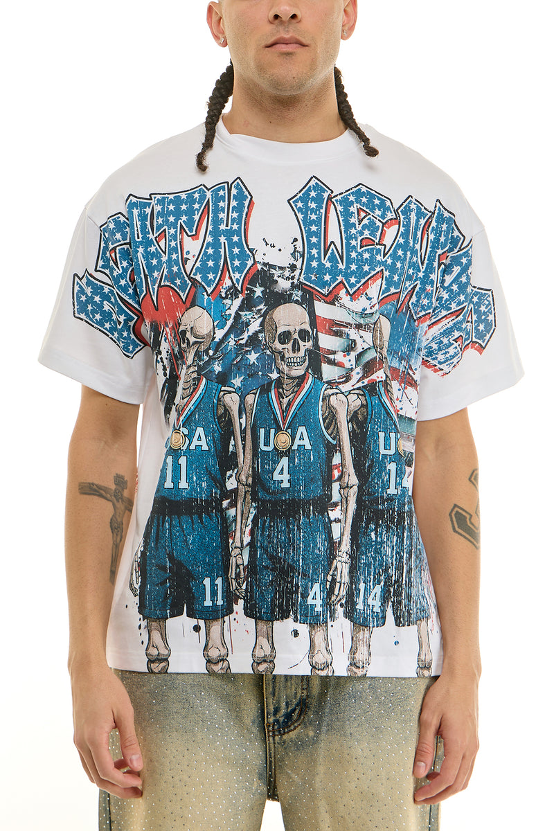 KNT084 White | KDNK Graphic Tee