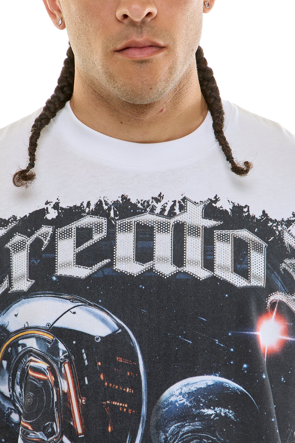 KNT114 White KDNK Graphic Tee