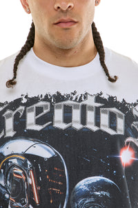KNT114 White KDNK Graphic Tee