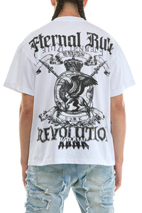 KNT124 White KDNK Graphic Tee