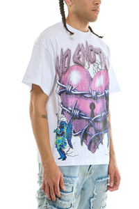 KNT105 White KDNK Graphic Tee