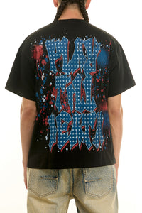 KNT084 Black KDNK Graphic Tee