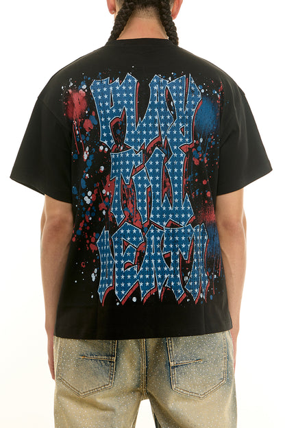 KNT084 Black KDNK Graphic Tee