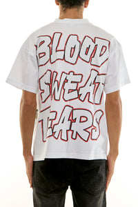 KNT087 White KDNK Graphic Tee