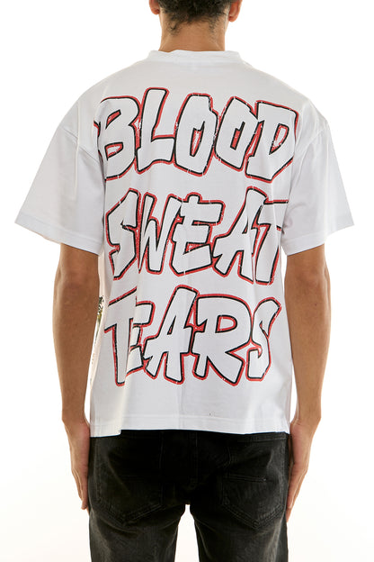 KNT087 White KDNK Graphic Tee