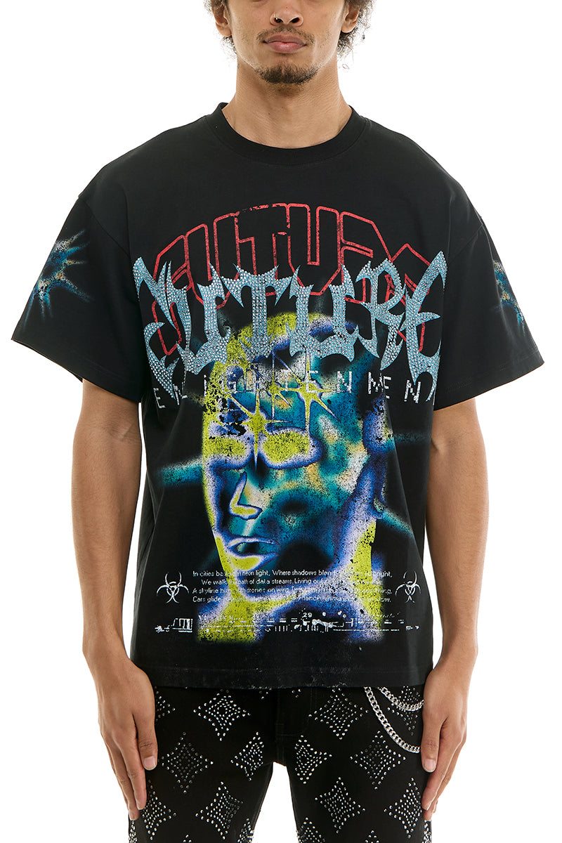 KNT010 Black KDNK Graphic Tee