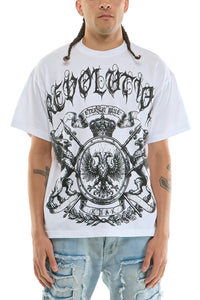 KNT124 White KDNK Graphic Tee
