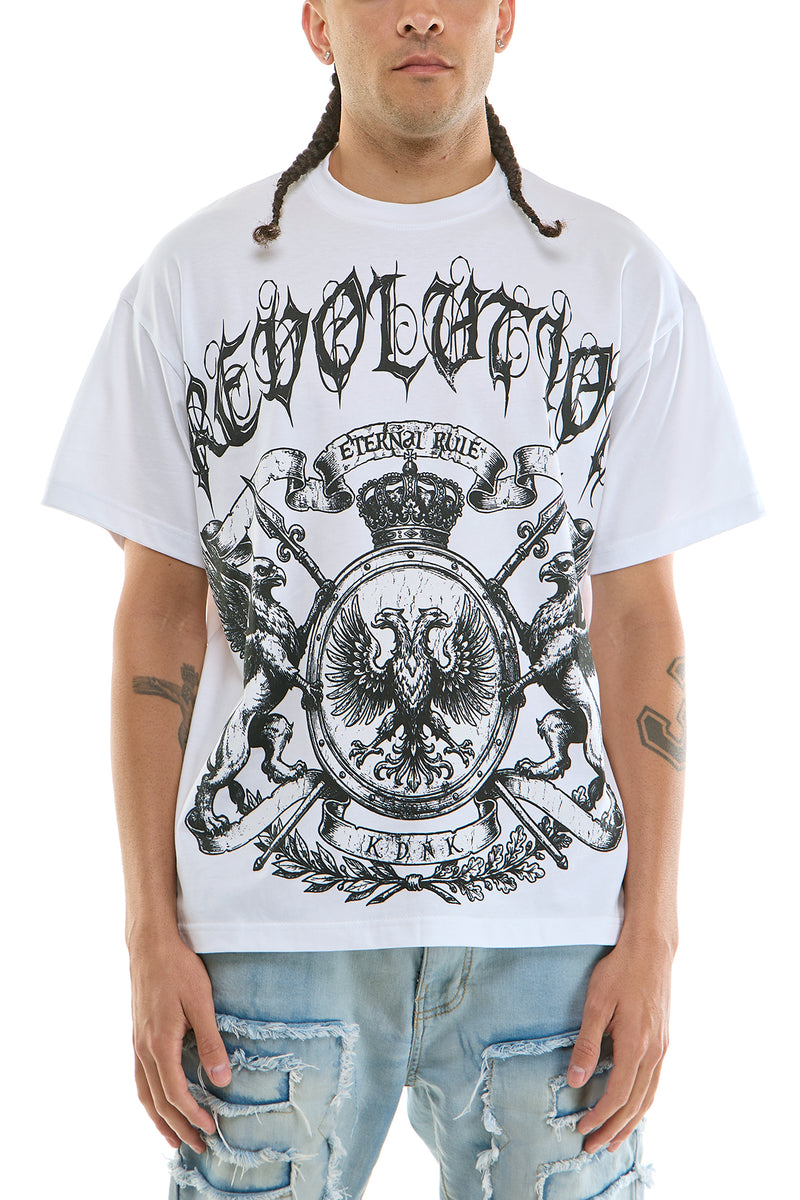 KNT124 White | KDNK Graphic Tee