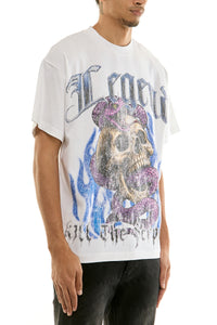 KNT064 White KDNK Graphic Tee