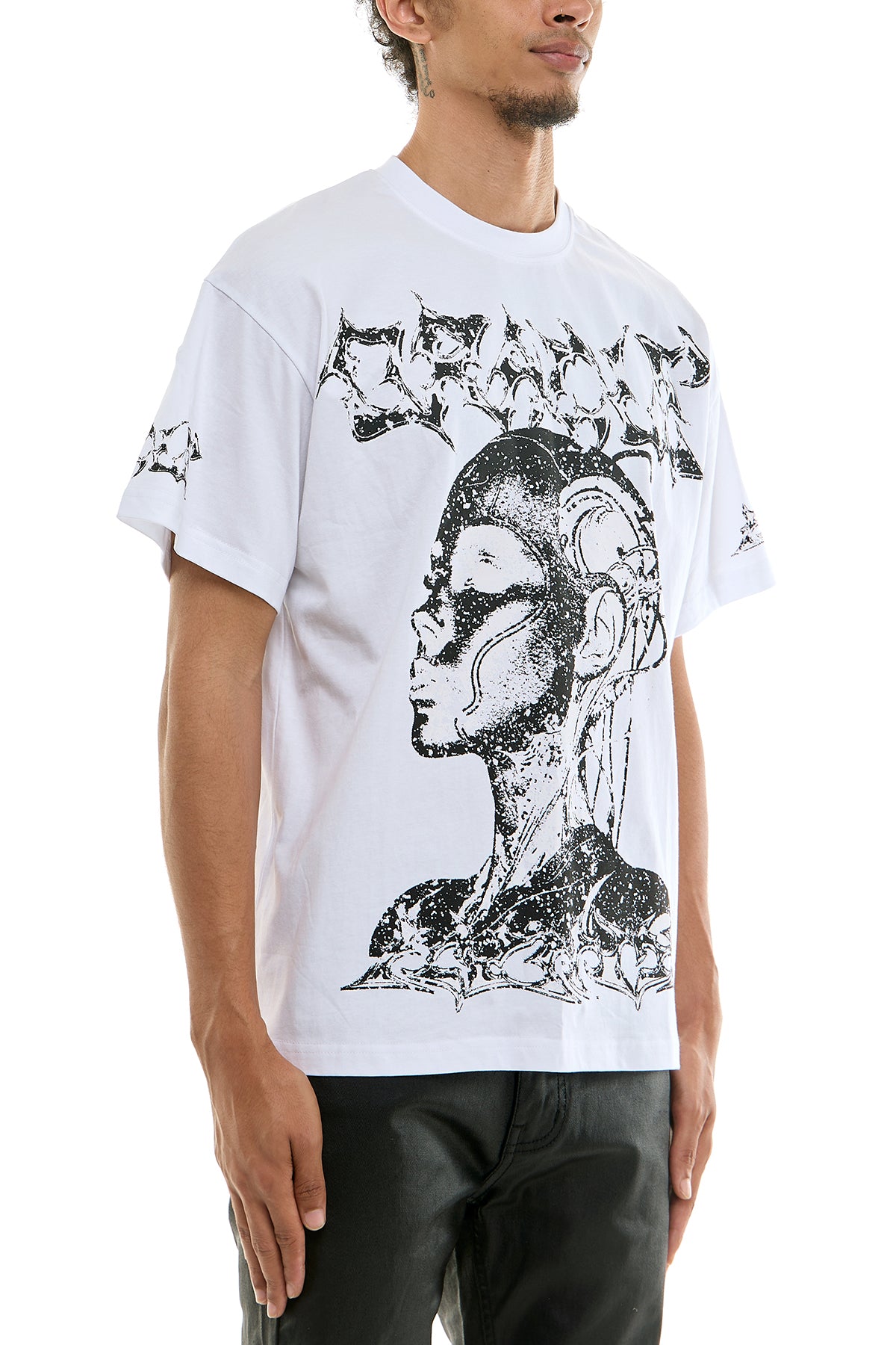 KNT015 White KDNK Graphic Tee