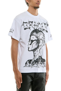 KNT015 White KDNK Graphic Tee