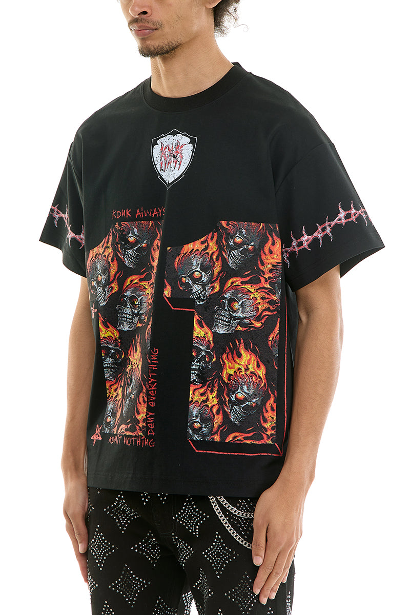 KNT017 Black KDNK Graphic Tee