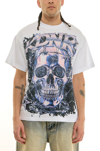 KNT085 White KDNK Graphic Tee