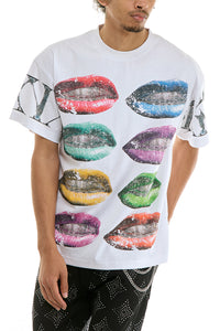 KNT016 White KDNK Graphic Tee