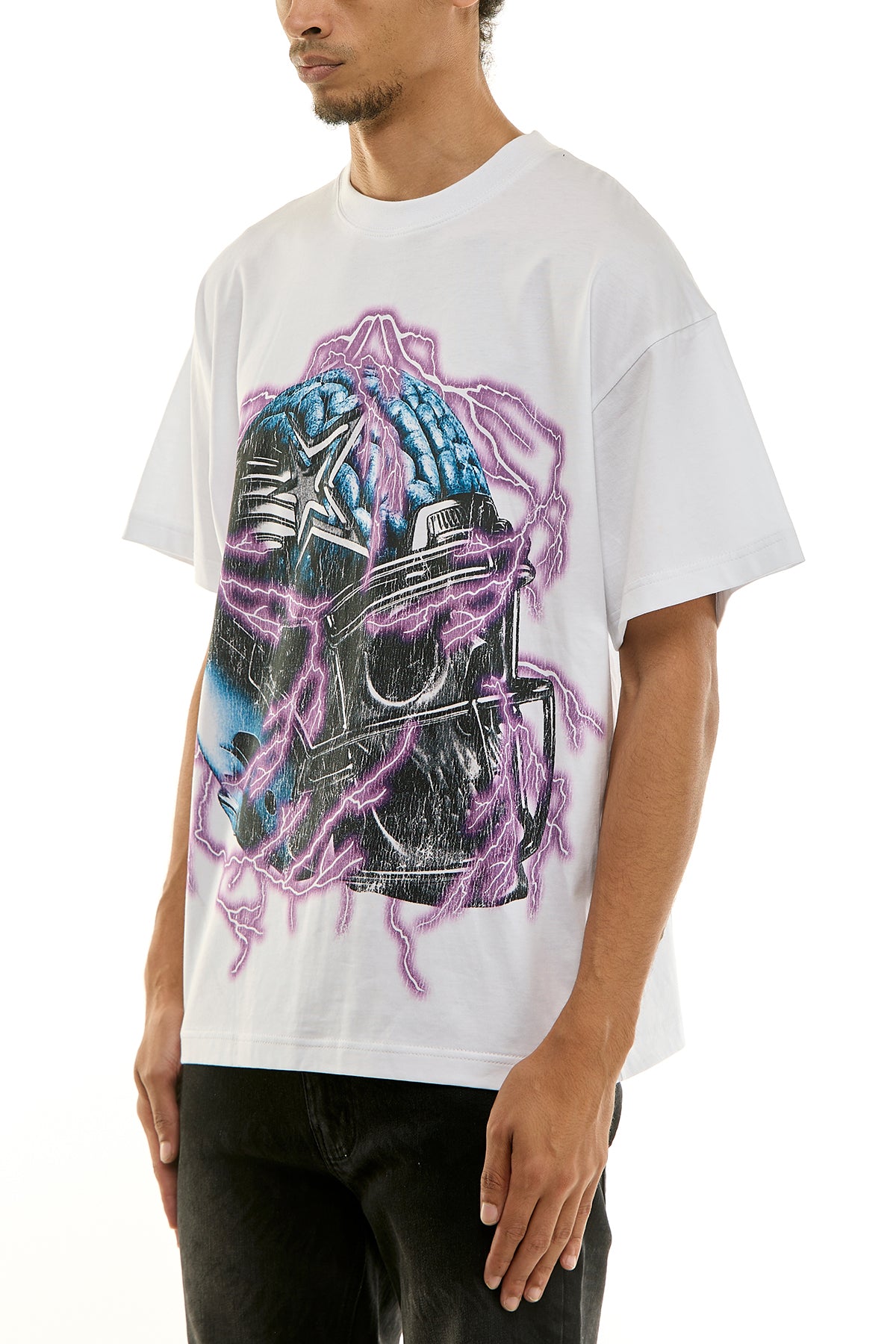 KNT070 White KDNK Graphic Tee
