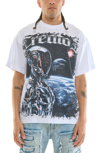 KNT114 White KDNK Graphic Tee