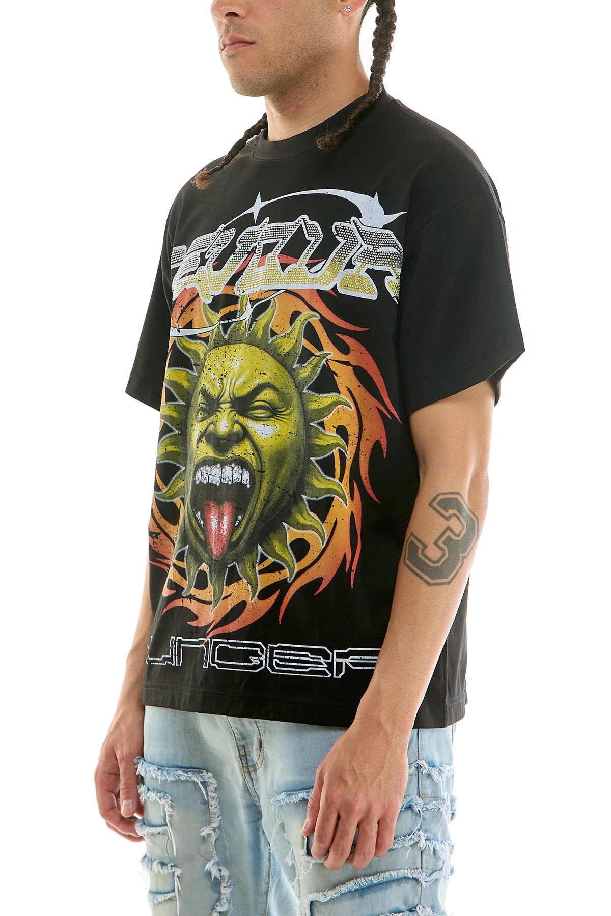 KNT108 Black KDNK Graphic Tee
