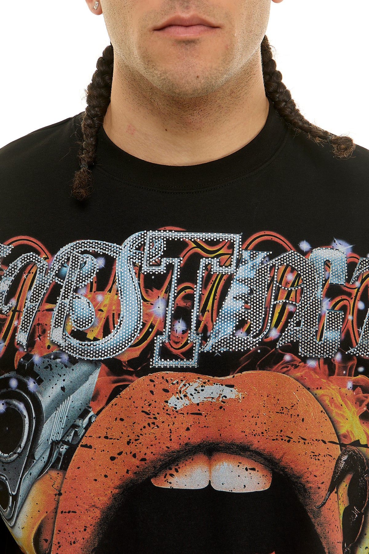 KNT097 Black KDNK Graphic Tee