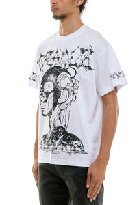 KNT015 White KDNK Graphic Tee